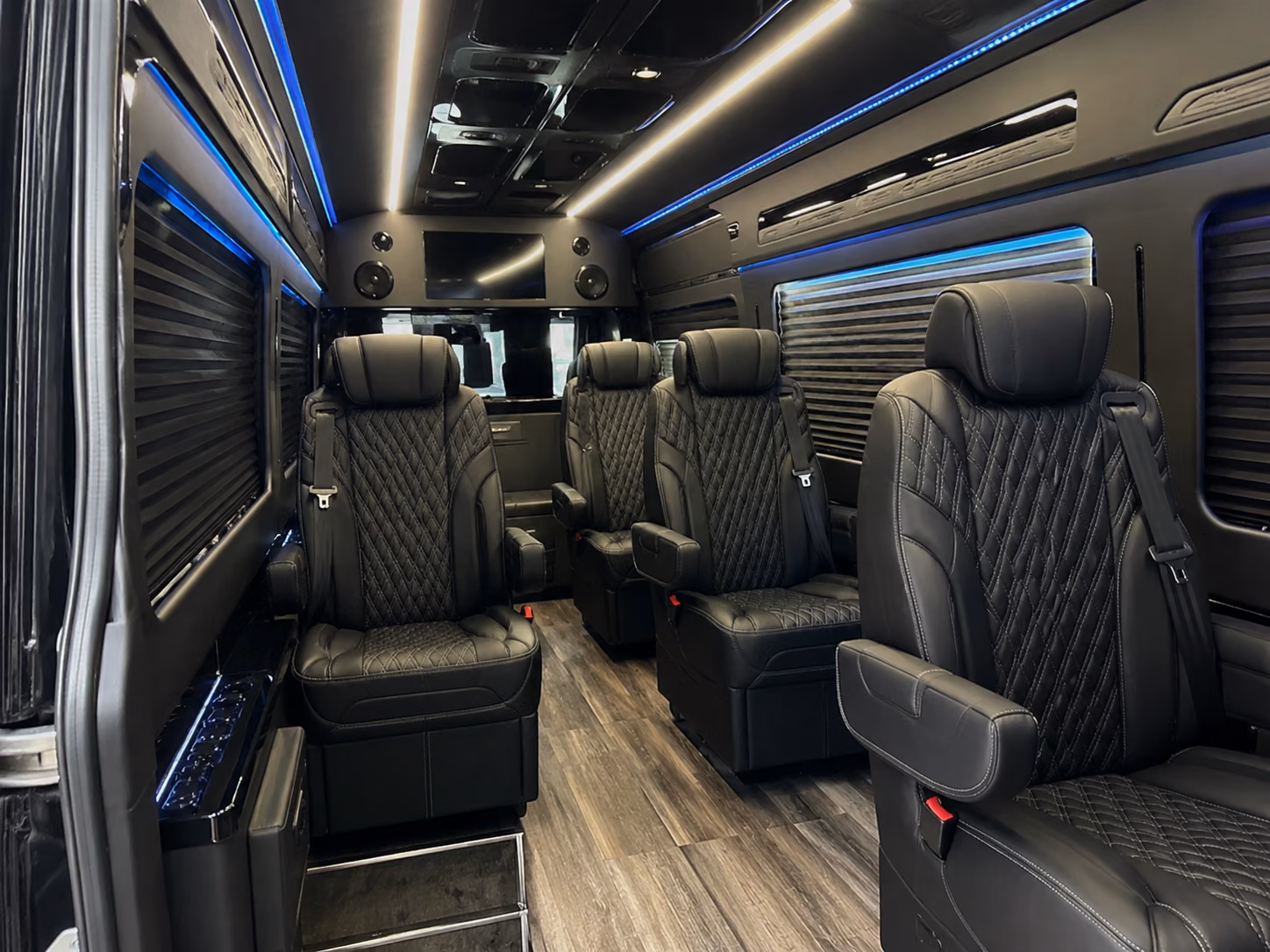 salt lake city 15 passenger sprinter van inside