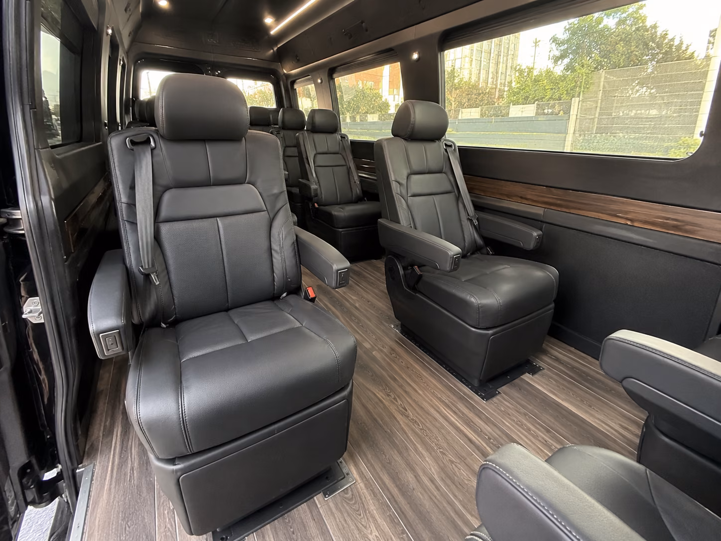 salt lake city 15 passenger sprinter van interior