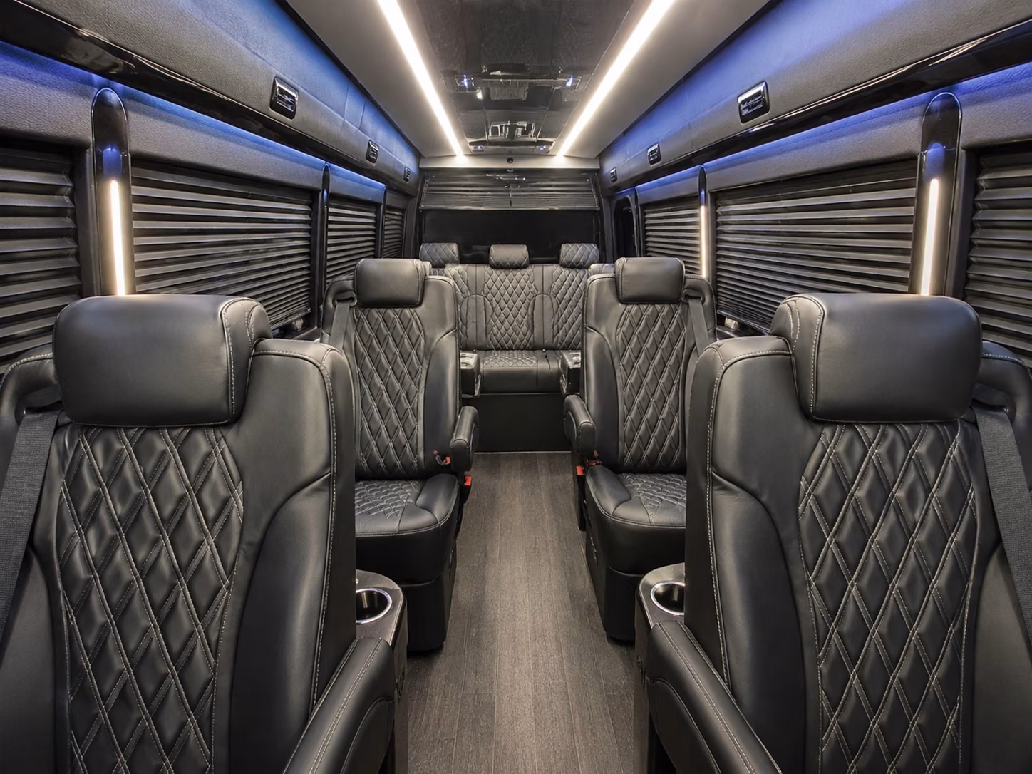 salt lake city 18 passenger sprinter van inside
