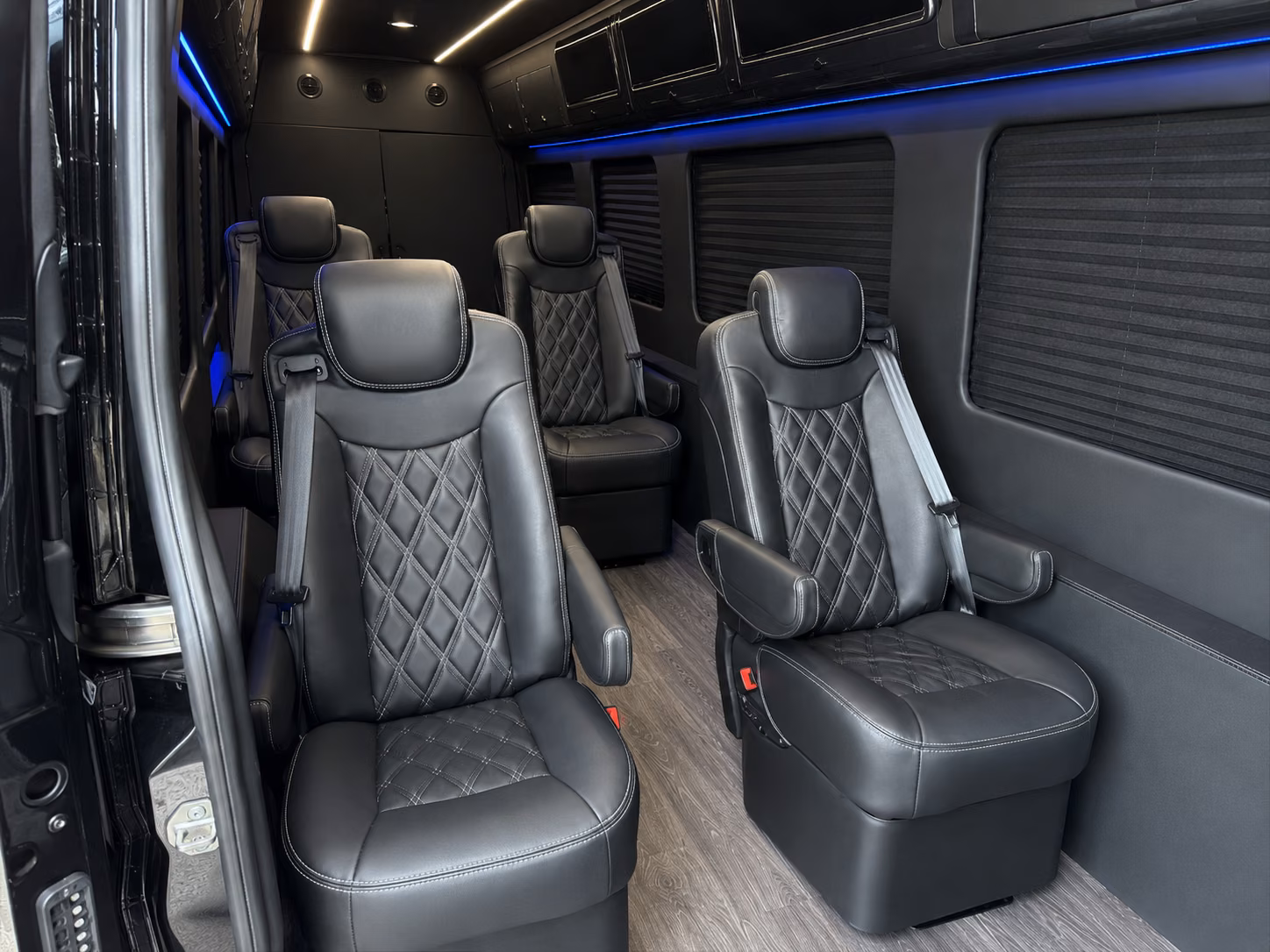 salt lake city 18 passenger sprinter van interior