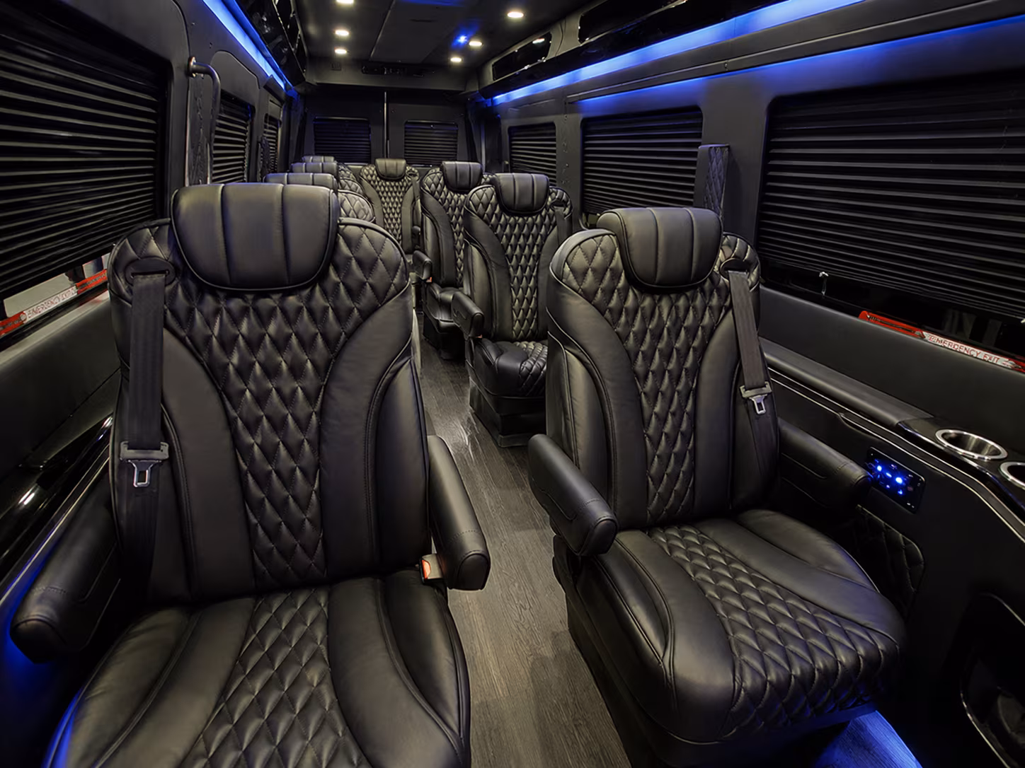 salt lake city 20 passenger sprinter van interior
