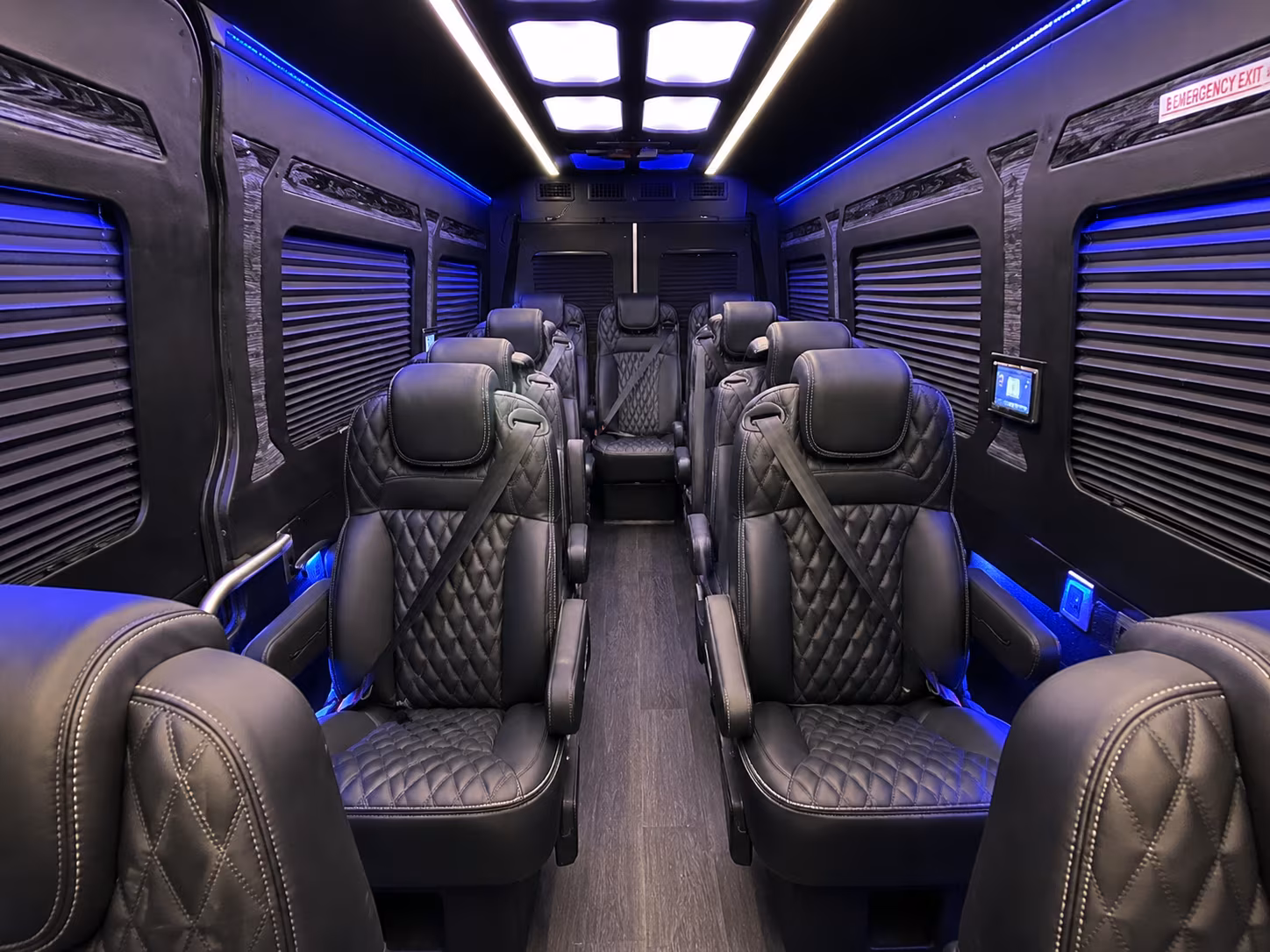salt lake city 8 passenger sprinter van interior